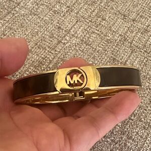 Michael Kors Gold and Black Women's Bracelet